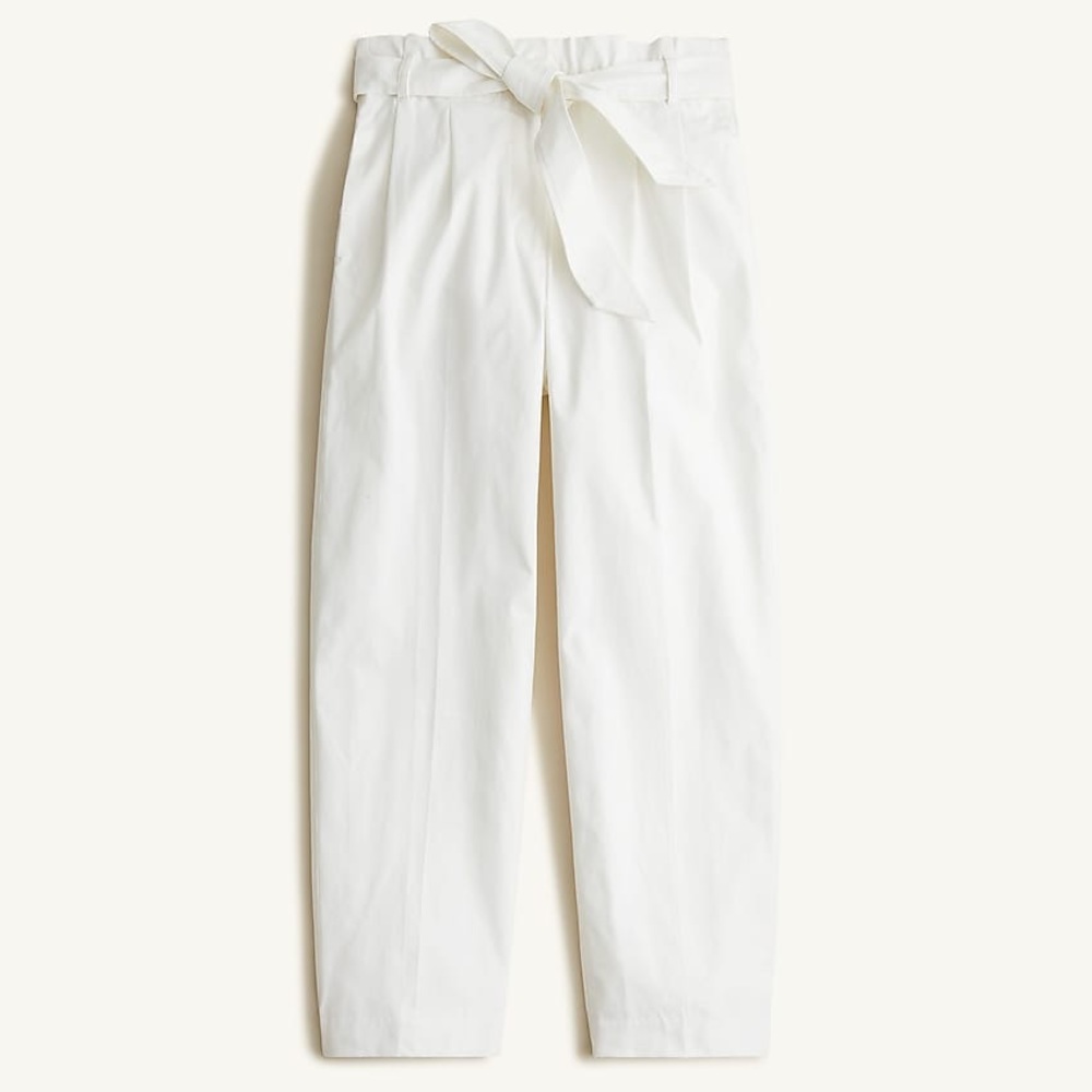 J.Crew Tie-waist ripstop cotton pant BH798